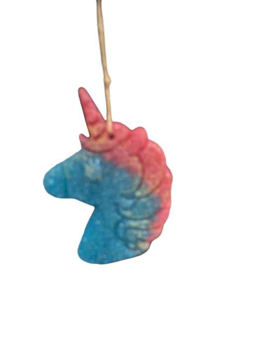 Unicorn Head Car Air Freshener - Handmade nan by Loxahatchee Candles
