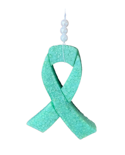 Ovarian Cancer Car Air Freshener - Handmade nan by Loxahatchee Candles