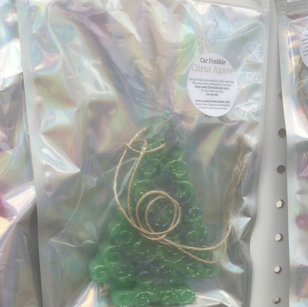 Christmas Tree with Swirls Air Freshener Loxahatchee Candles